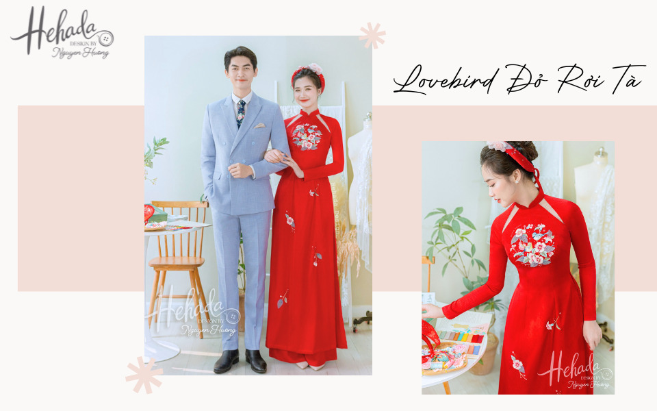 mẫu áo dài cô dâu đẹp cutout