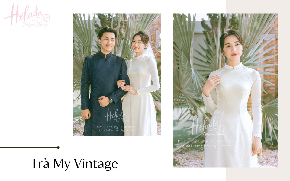 áo dài cưới màu trắng trơn