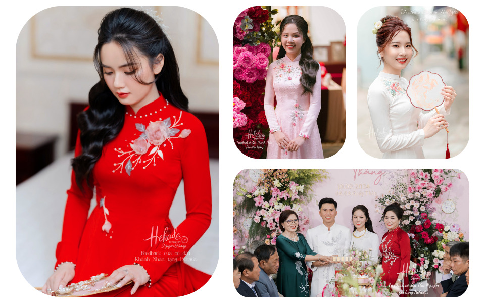 ăn hỏi cô dâu mặc gì