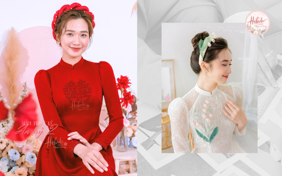 áo dài cổ trụ