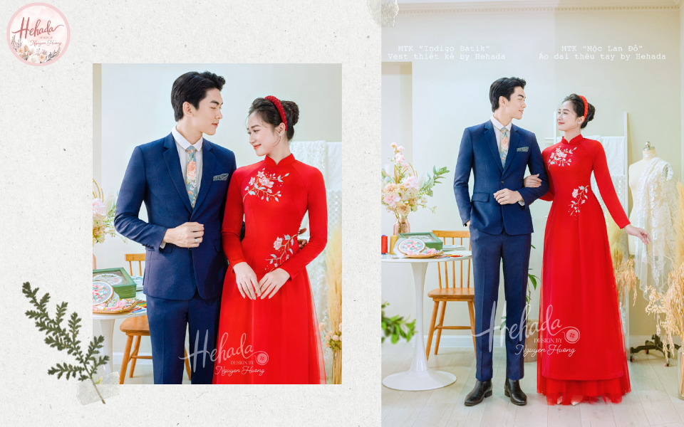 áo vest chú rể màu chàm