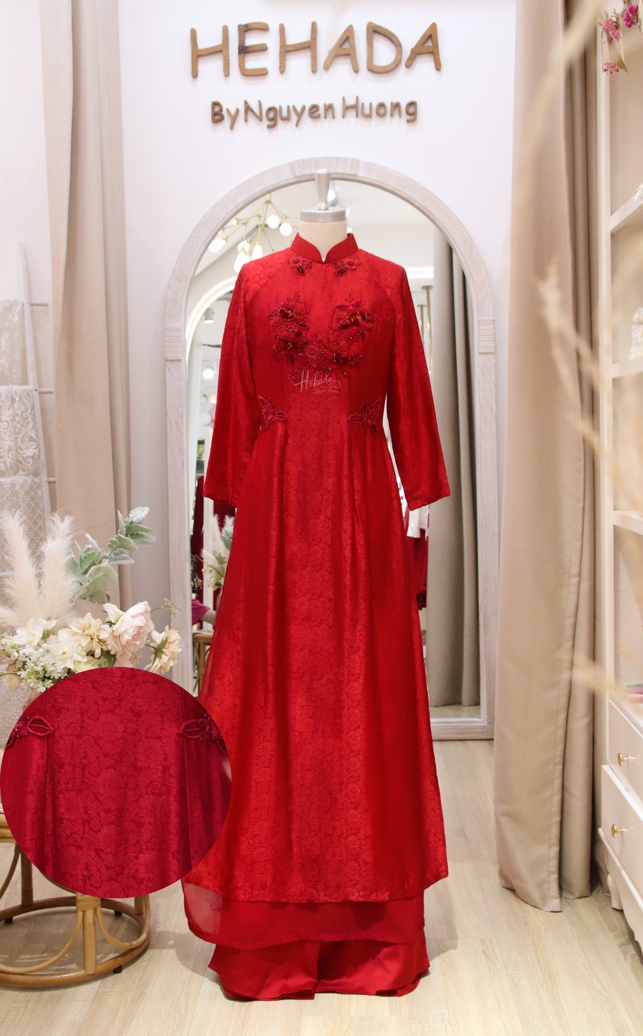 Áo Dài Peony 3d 2