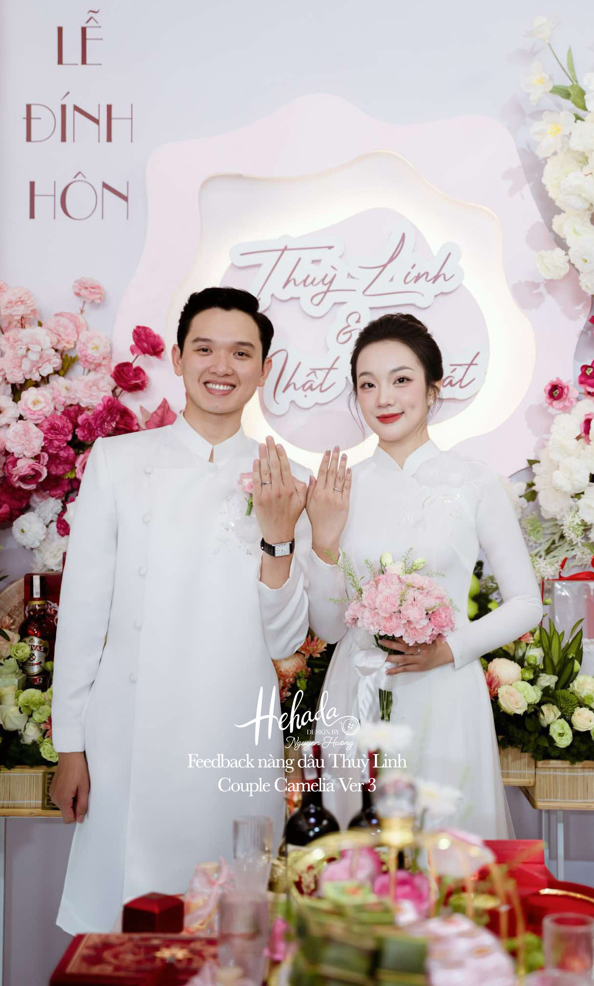 áo dài cưới màu trắng