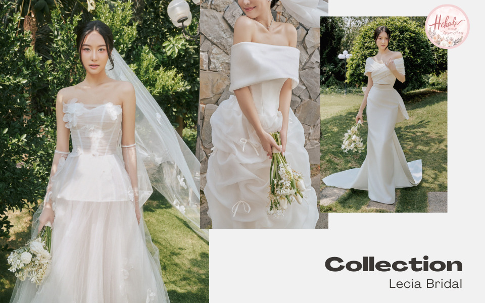 Một số mẫu áo cưới tối giản, thanh lịch từ Lecia Bridal