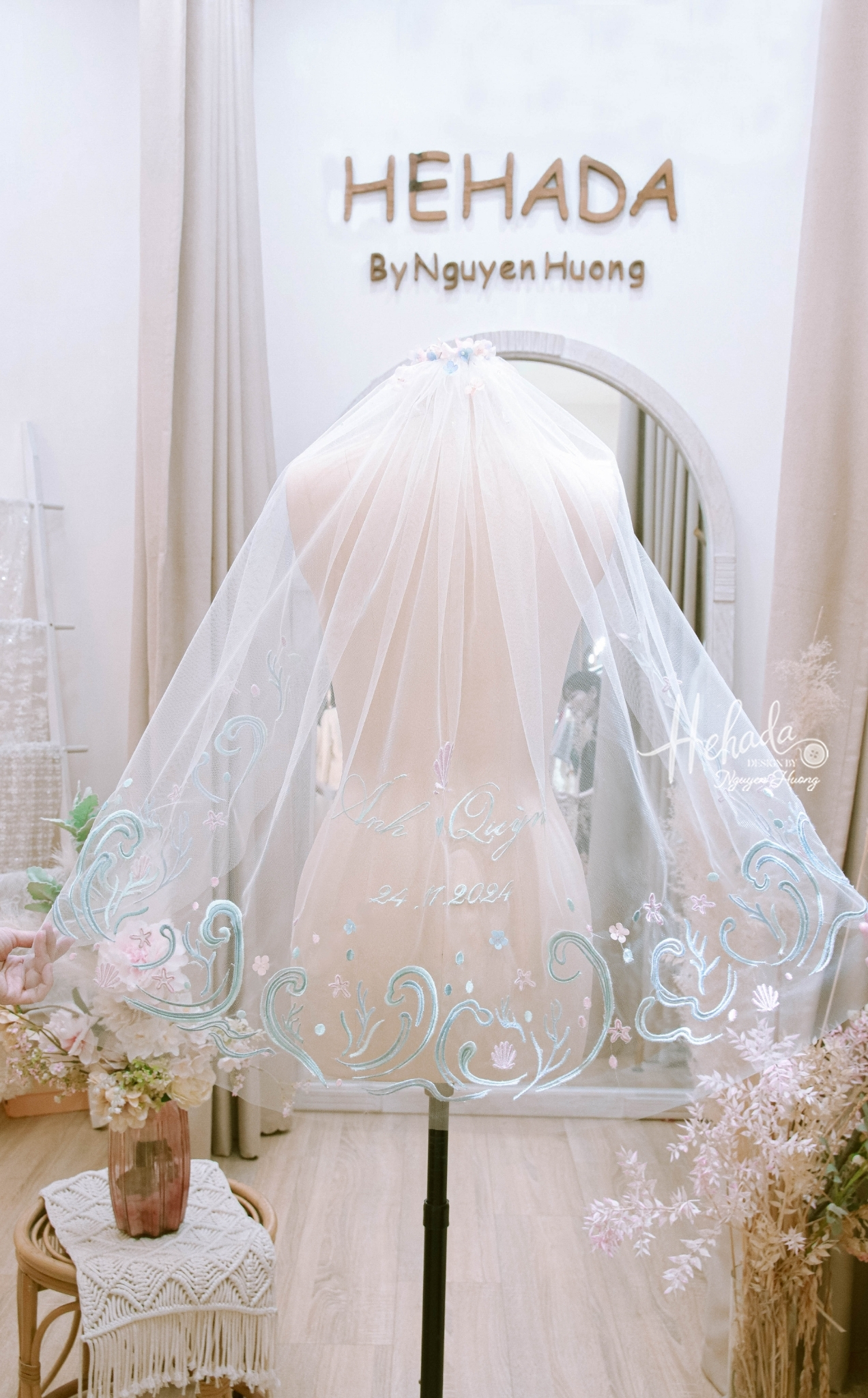 Ocean Wave Veil
