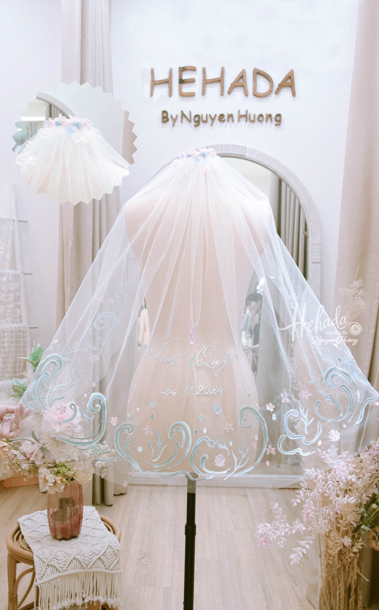 Ocean Wave Veil 5