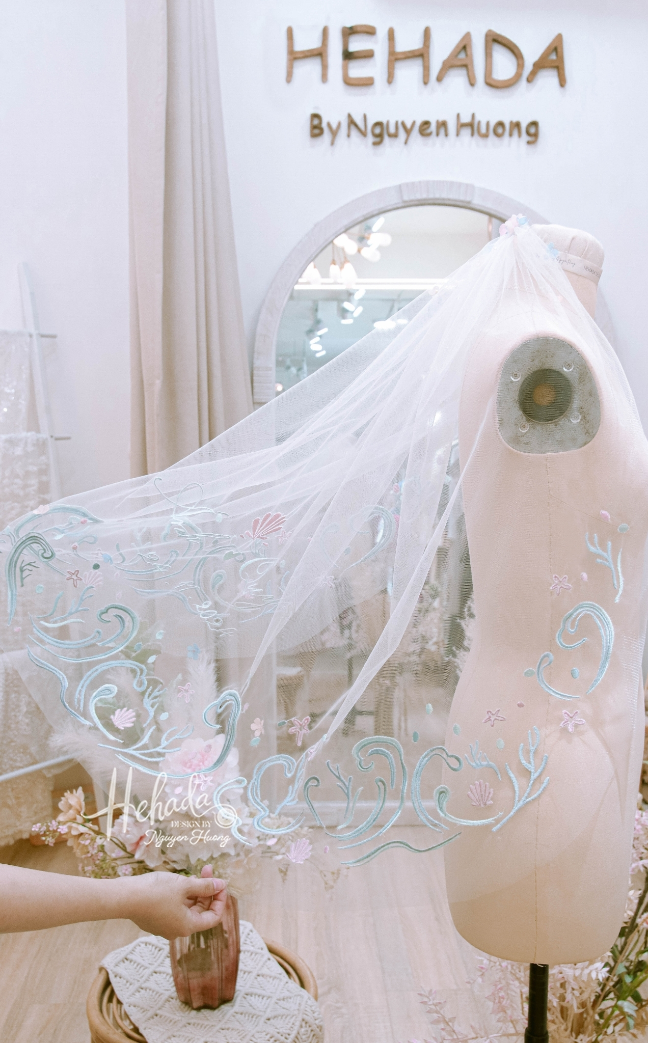Ocean Wave Veil 1