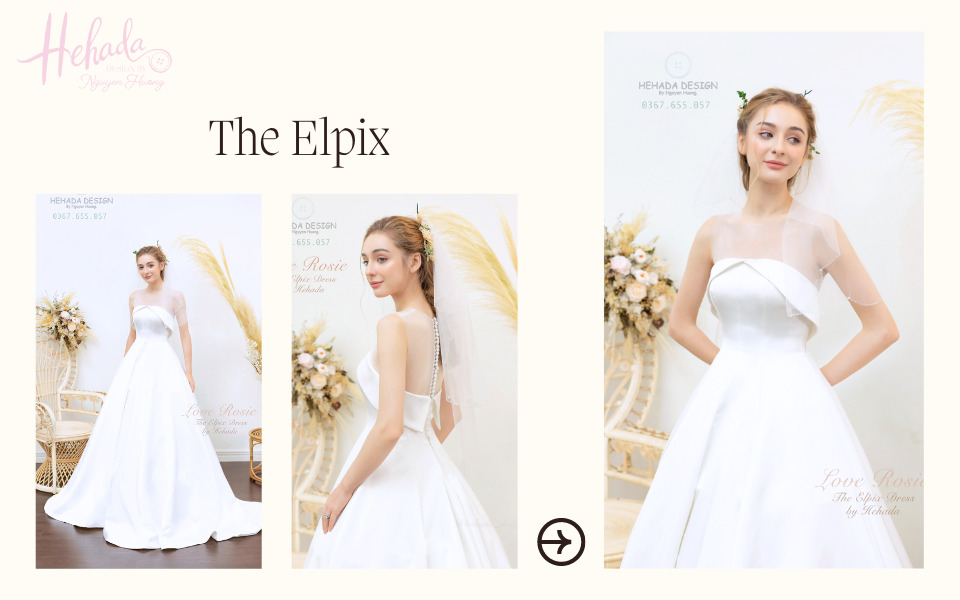 Váy cưới chất liệu satin
