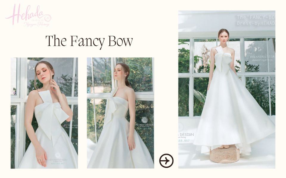 Váy cưới lụa satin chữ A