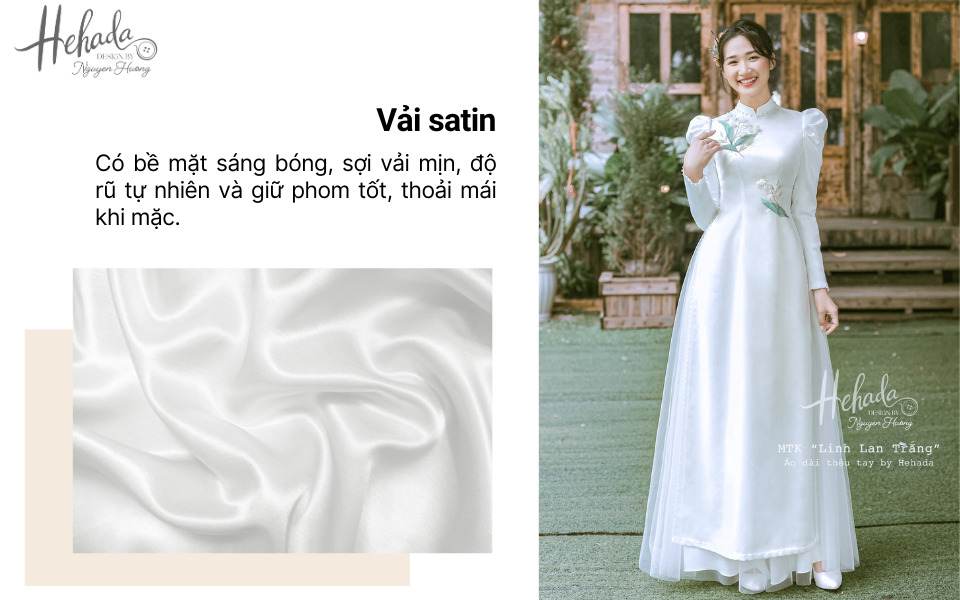 Vải May Áo Dài Cưới Đẹp