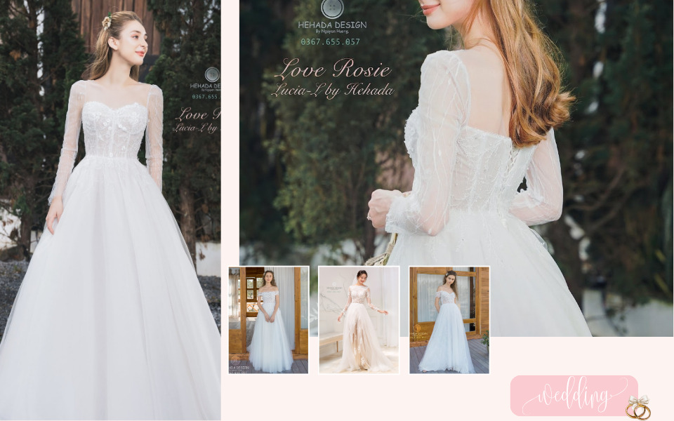váy cưới cổ điển vintage