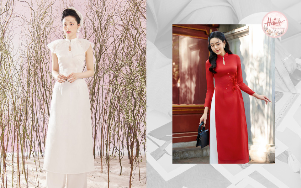 cổ áo dài đẹp cổ giọt lệ