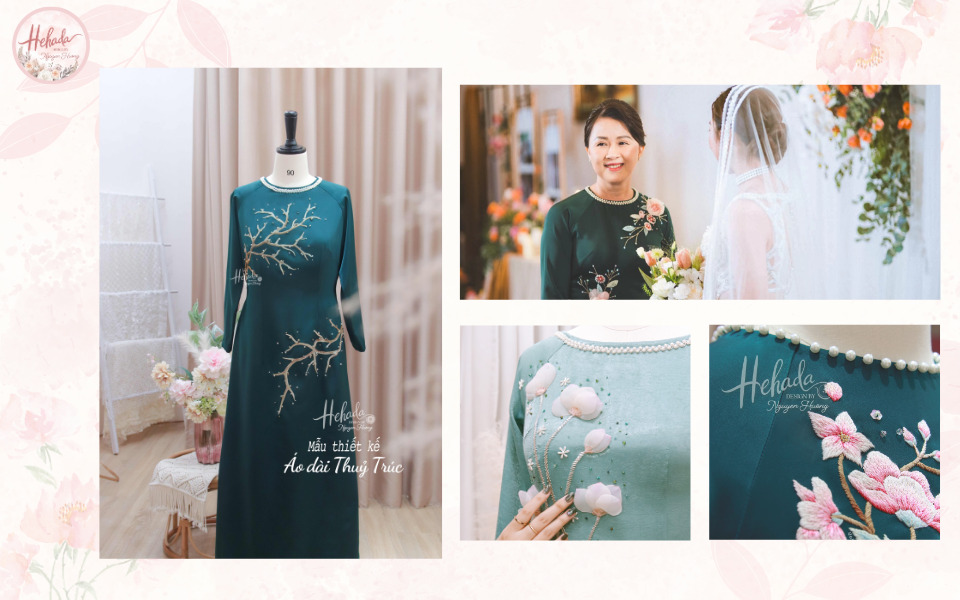 mẫu áo dài Thủy Trúc