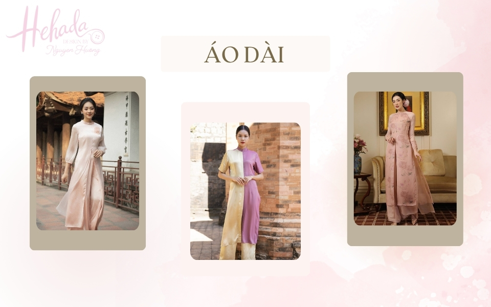 áo dài suông kiểu tứ thân