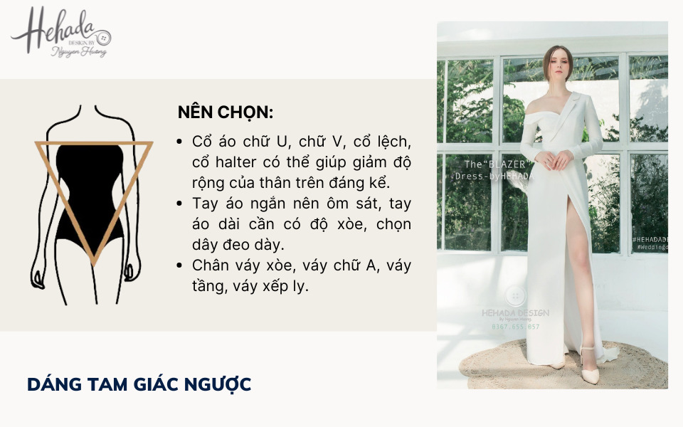cách chọn váy cưới theo dáng người