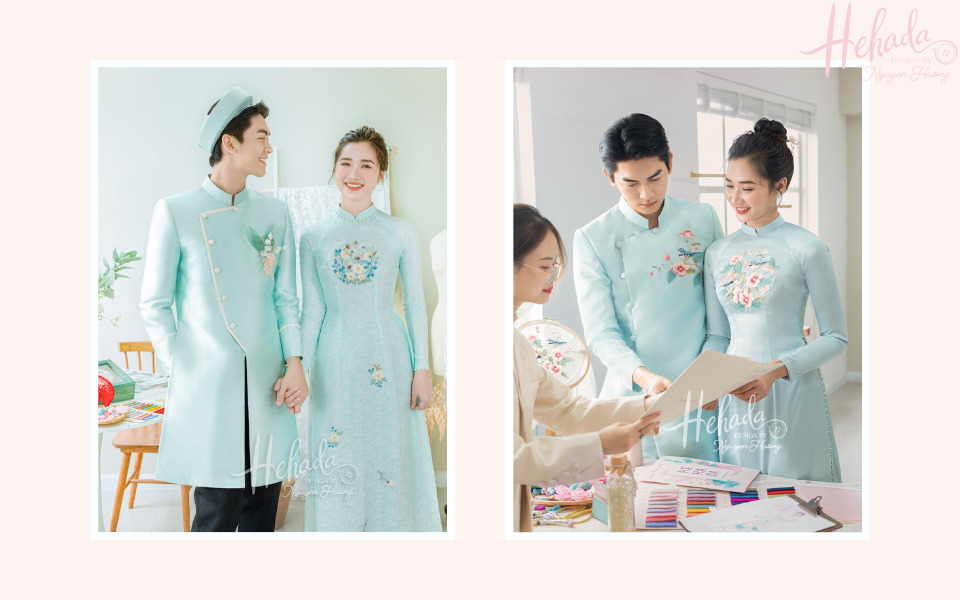 kiểu dáng áo dài cưới cách tân