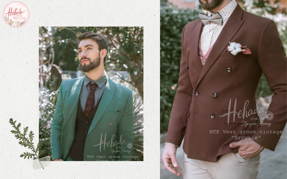chất liệu may áo vest chú rể