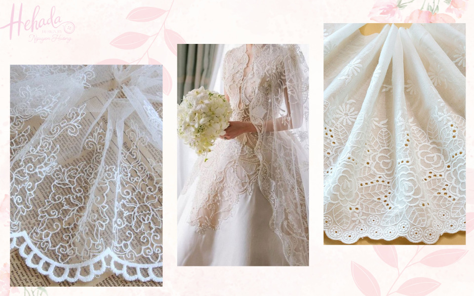 chất liệu ren may áo cưới đẹp