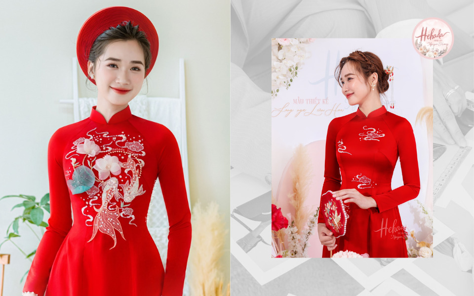 cổ áo dài truyền thống