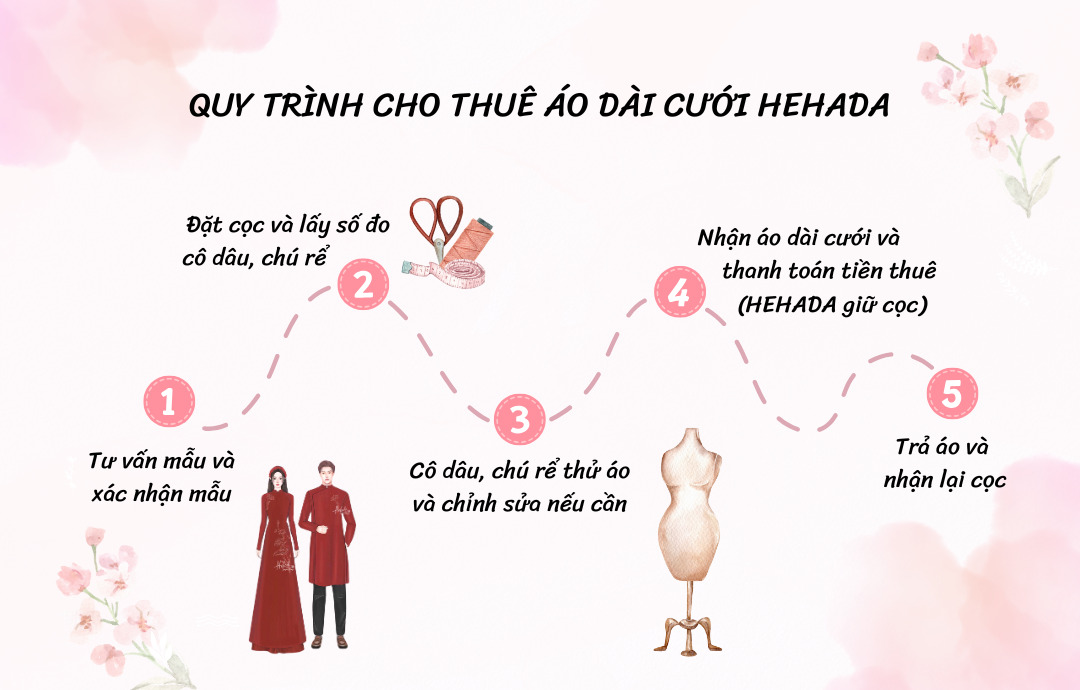 dịch vụ cho thuê áo dài cưới cao cấp