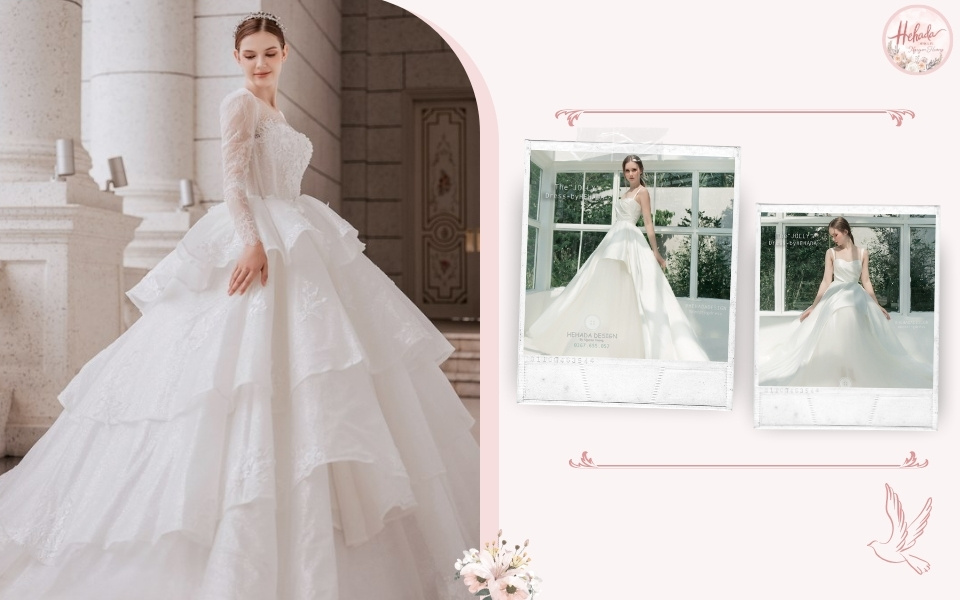 váy cưới xòe bồng công chúa