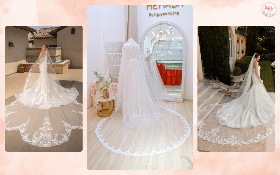 lúp viền ren dài chạm đất