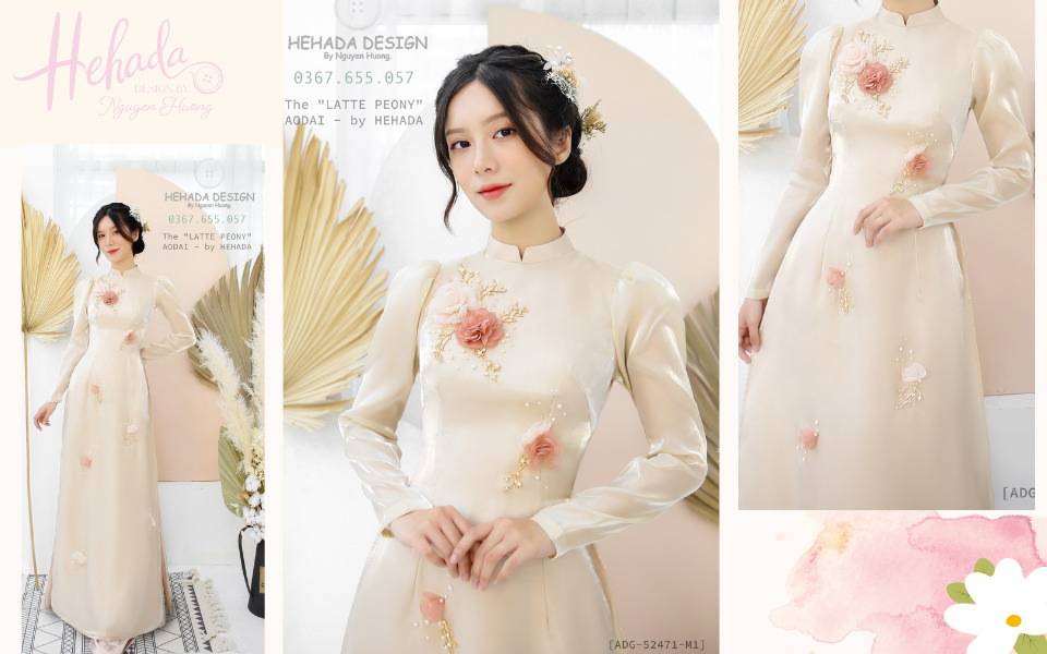 tone màu áo dài cưới
