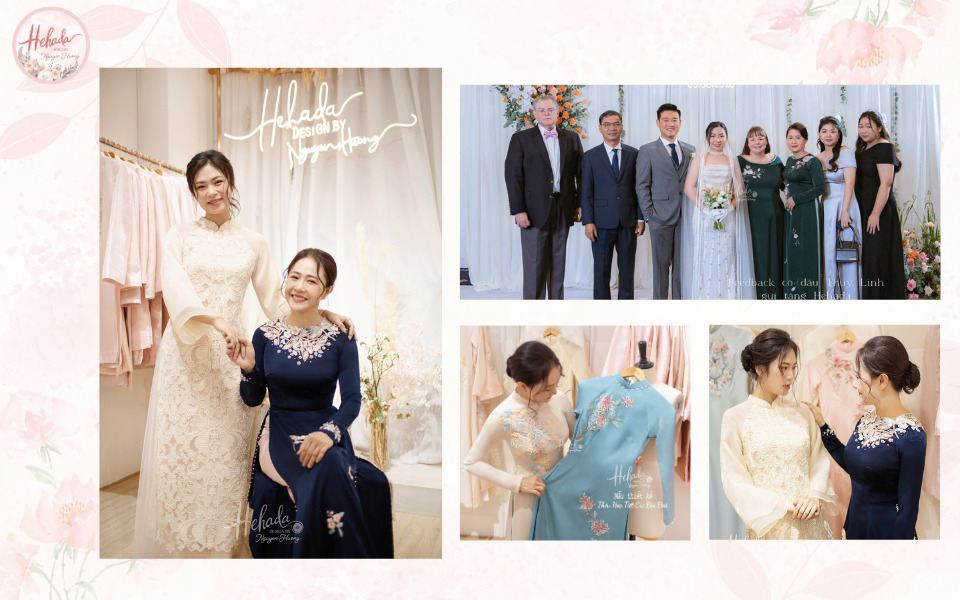 kiểu dáng áo dài cho mẹ cô dâu
