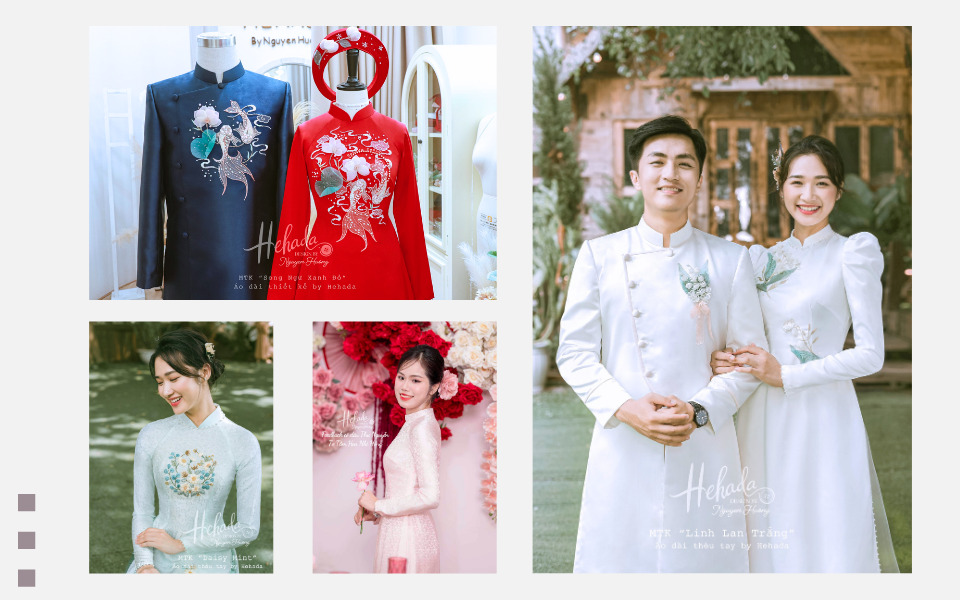 may áo dài cưới đẹp