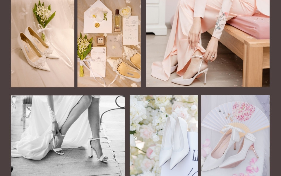 phụ kiện giày cưới cô dâu