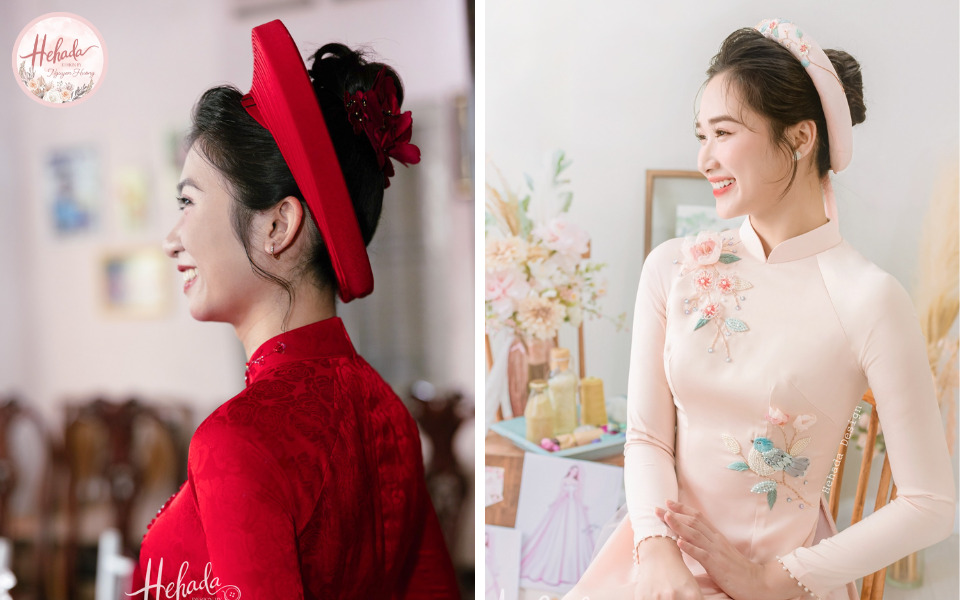 kiểu tóc đội mấn cô dâu