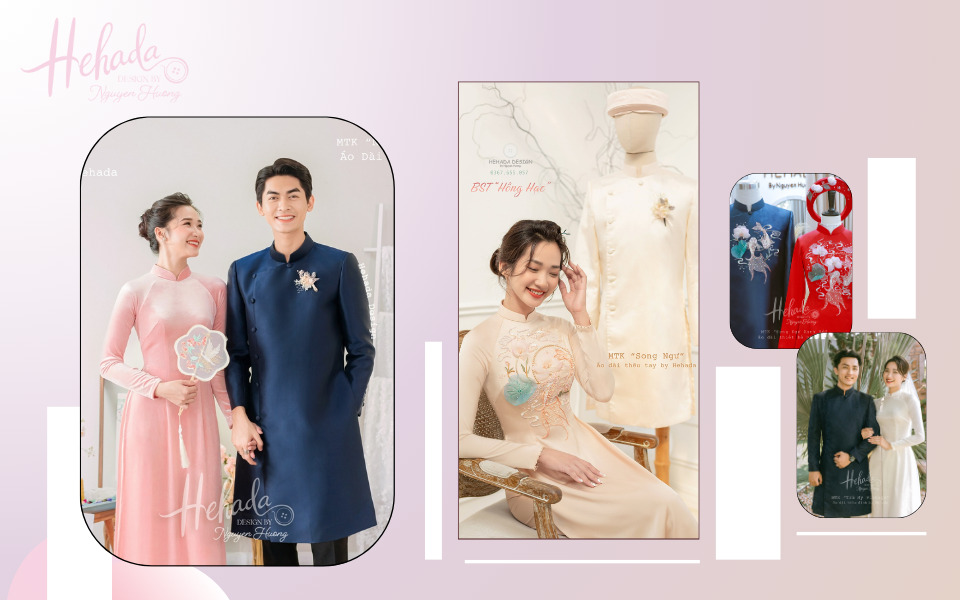 tạo dáng khi diện áo dài