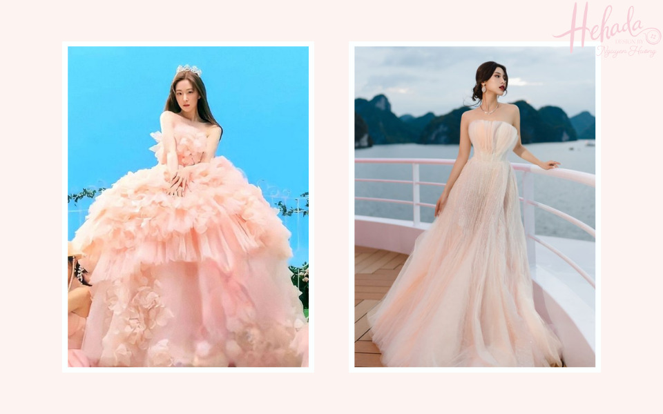 màu sắc váy cưới Hàn