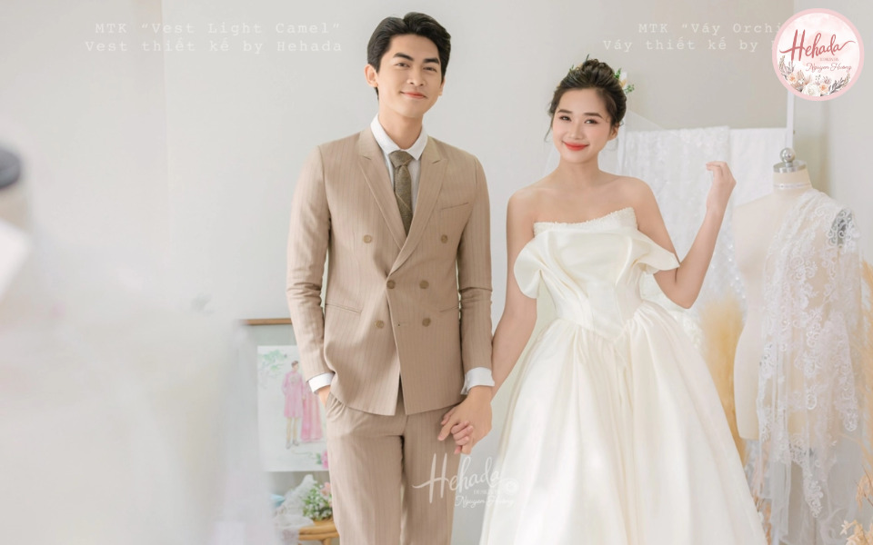 áo cưới cúp ngực thoải mái 