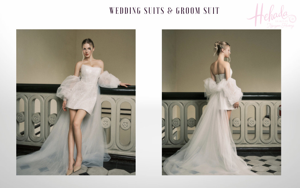 váy luxury ngắn kèm áo choàng dài