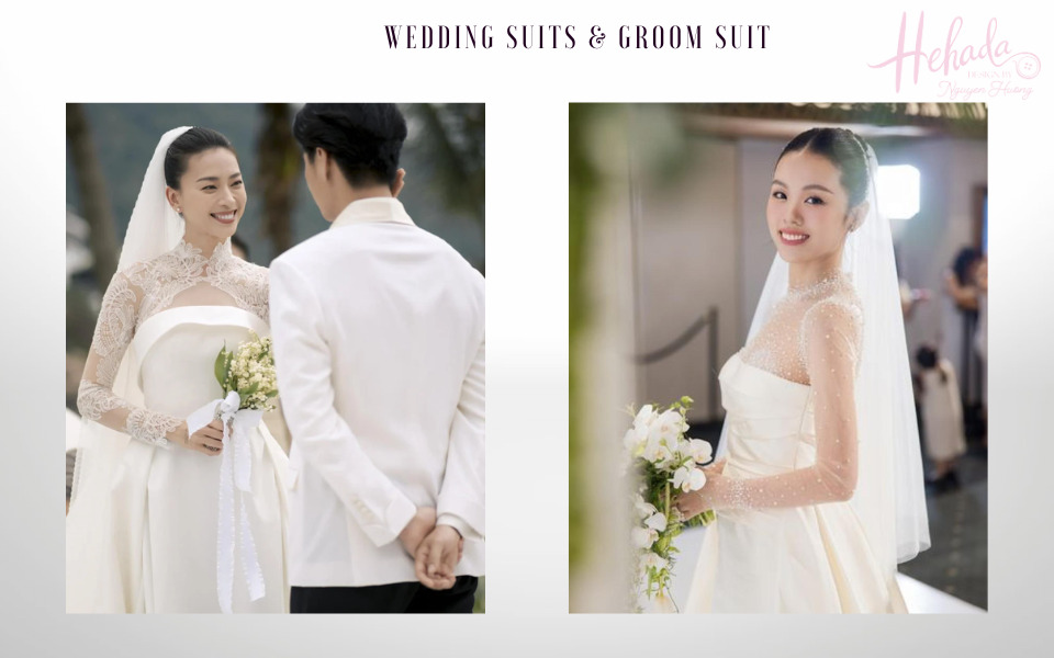 lựa chọn váy cưới tay dài
