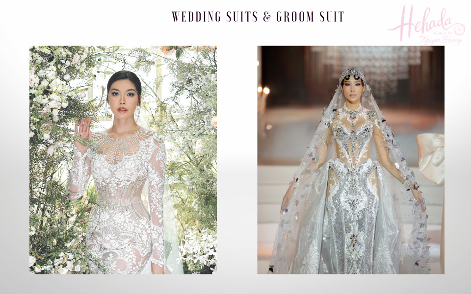 áo cưới luxury đính đá quý