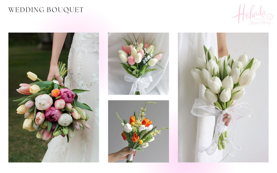 ý nghĩa hoa cưới tulip