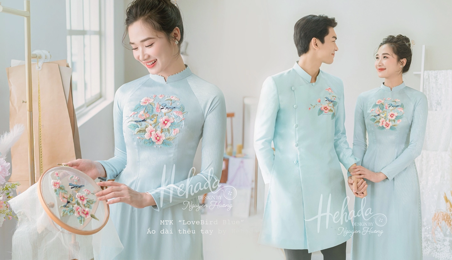 ao-dai-cuoi-couple-love-bird-baby-blue