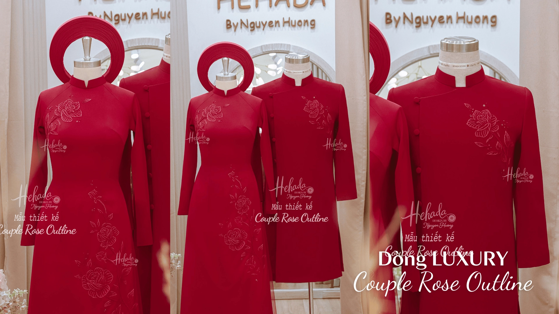 ao-dai-cap-doi-rose-outline