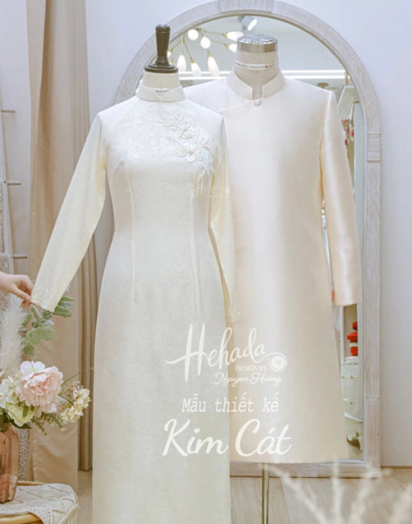 ao-dai-cap-doi-kim-cat-