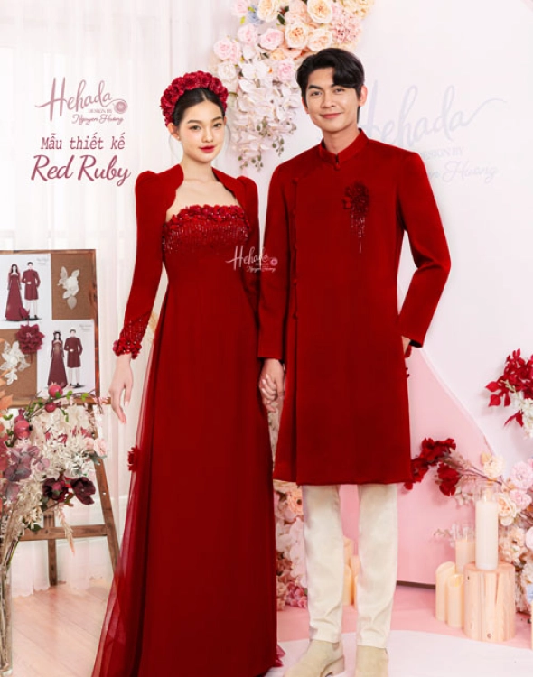 ao-dai-cap-doi-red-ruby