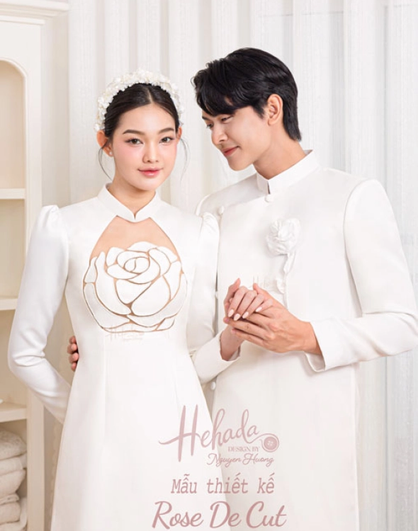 ao-dai-cap-doi-rose-de-cut