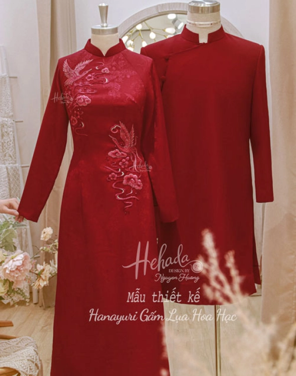 ao-dai-cap-doi-hanayuri-do